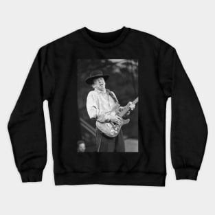 Stevie Ray Vaughan BW Photograph Crewneck Sweatshirt